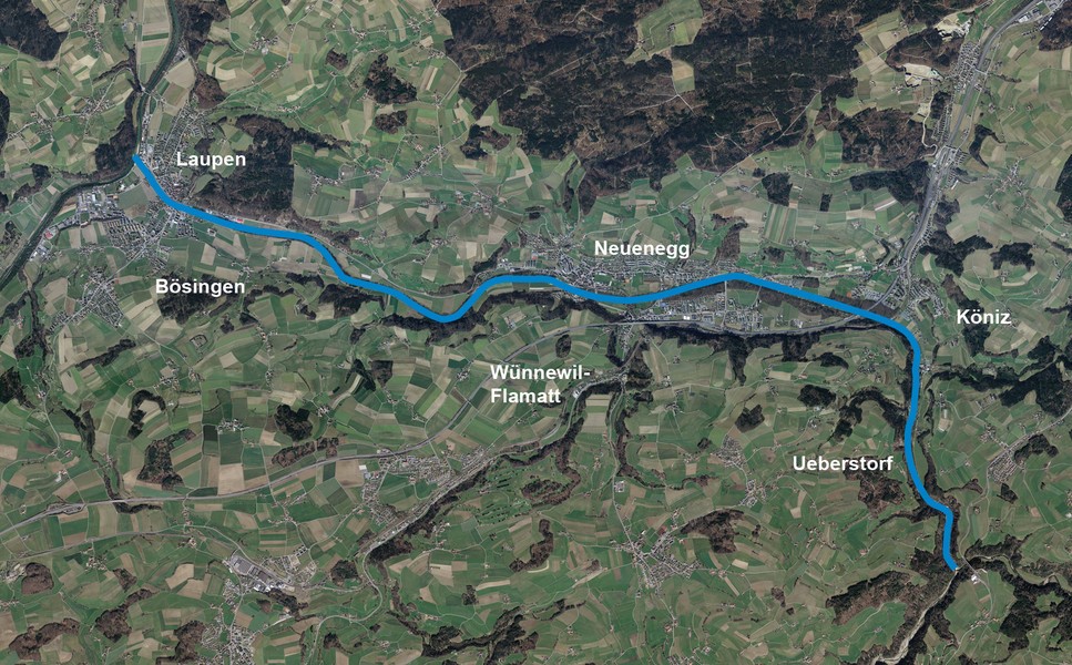 Gewässerrichtplan Sense, Tiefbauamt des Kantons Bern